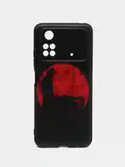 Сиреневый силиконовый чехол для Xiaomi POCO M4 Pro 4G, с принтом, с рисунком (Сяоми ПОКО М4 Про 4г)