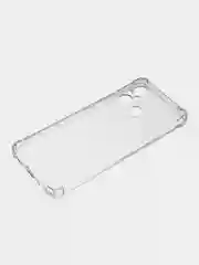Прозрачный силиконовый чехол для Xiaomi Redmi 12C (Сяоми Редми 12С), прозрачный черный противоударный
