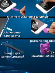 Набор отверток 115 в 1, с битами и головками для ремонта телефонов и ноутбуков