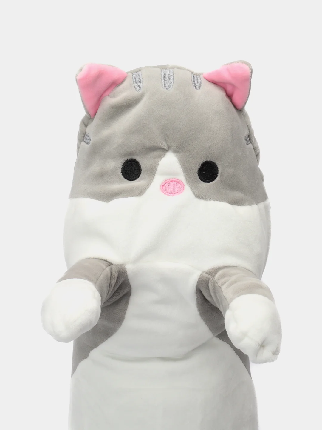 Серый мягкая игрушка "Кот батон", 3 размера
