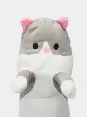 Серый мягкая игрушка "Кот батон", 3 размера