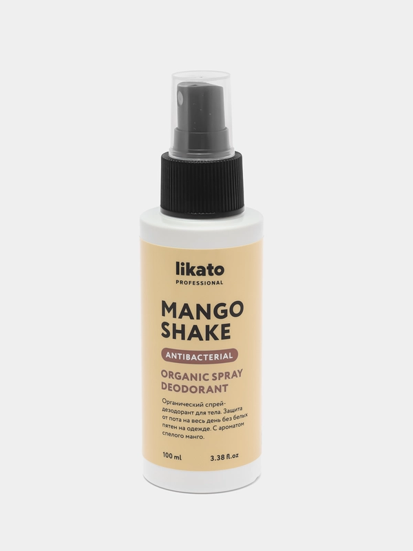 Органический спрей-дезодорант для тела Mango Shake, Likato Professional, 100 мл
