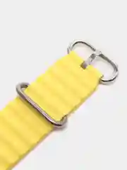 Желтый силиконовый ремешок Ocean band 8 Ultra для смарт-часов Apple Watch, 44-45 мм