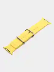 Желтый силиконовый ремешок Ocean band 8 Ultra для смарт-часов Apple Watch, 44-45 мм