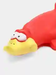 Багровый резиновая игрушка - пищалка для собак