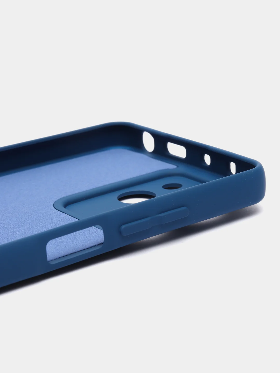 Темно-синий чехол силиконовый для Poco X5 Pro 5G, Redmi Note 12 Pro Speed Edition Silicone Cover