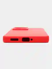 Красный чехол силиконовый для Poco X5 Pro 5G, Redmi Note 12 Pro Speed Edition Silicone Cover