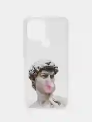 Алый чехол для Xiaomi Redmi A1+/A2+/Poco C51 (Сяоми Редми А1 Плюс), с принтом