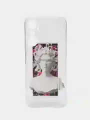 Аметистовый силиконовый чехол для infinix Hot 20 4G, с принтом, с рисунком (Инфиникс Хот 20 4г)