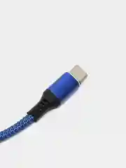 Синий кабель PD 3A 60/20Вт, 1м/1.5м Type-C/Type-C, Apple Lightning/Type-C