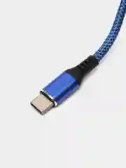 Синий кабель PD 3A 60/20Вт, 1м/1.5м Type-C/Type-C, Apple Lightning/Type-C