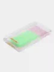 Салатовый ресницы для наращивания неоновые, цветные, разная длинна 8-15 мм, 0,07 мм