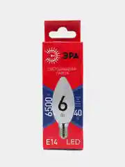 Лампа светодиодная LED ЭРА (диод, свеча, 6Вт, хол 6500 К, E14)