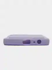 Сиреневый чехол Honor X6, Honor X8 5G VNE-N41 (Хонор Х6, Х8), с карманом для карт, прозрачный