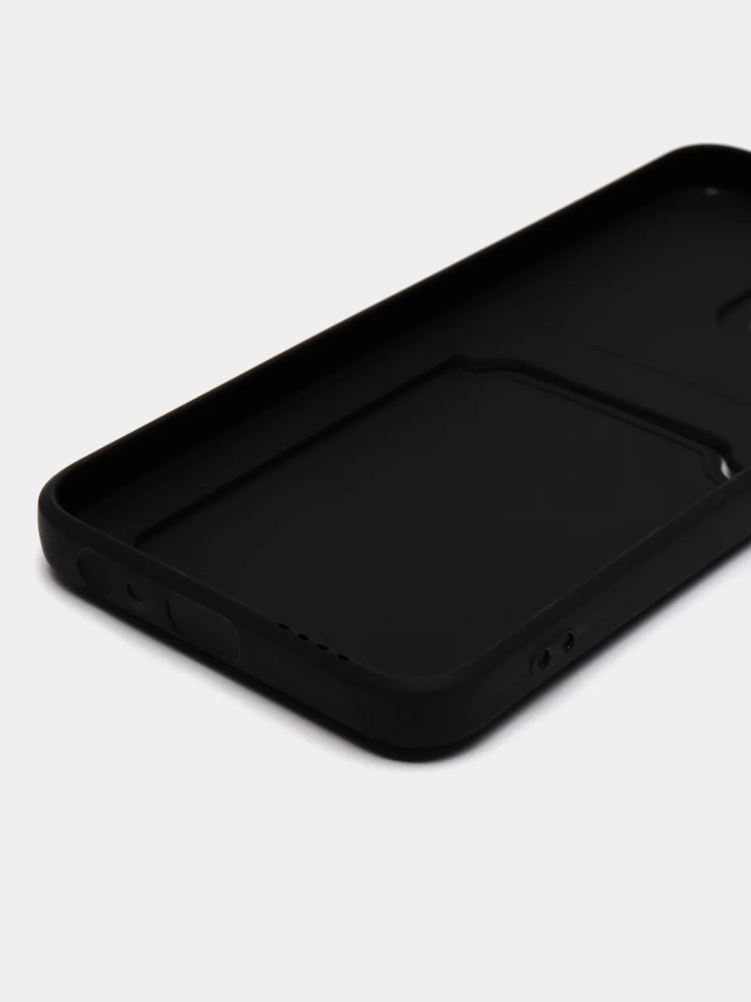 Черный чехол Honor X6, Honor X8 5G VNE-N41 (Хонор Х6, Х8), с карманом для карт, прозрачный
