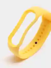 Желтый силиконовый ремешок для фитнес-браслета Xiaomi Mi Smart Band 5 / 6
