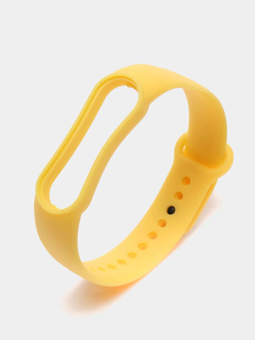 Желтый силиконовый ремешок для фитнес-браслета Xiaomi Mi Smart Band 5 / 6