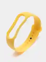 Желтый силиконовый ремешок для фитнес-браслета Xiaomi Mi Smart Band 5 / 6