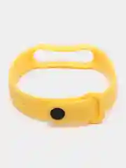 Желтый силиконовый ремешок для фитнес-браслета Xiaomi Mi Smart Band 5 / 6
