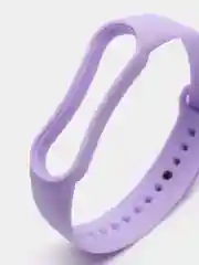 Лавандовый силиконовый ремешок для фитнес-браслета Xiaomi Mi Smart Band 5 / 6