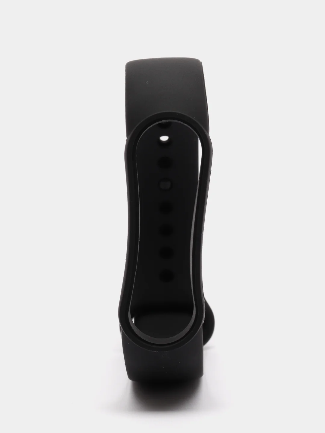 Черный силиконовый ремешок для фитнес-браслета Xiaomi Mi Smart Band 5 / 6
