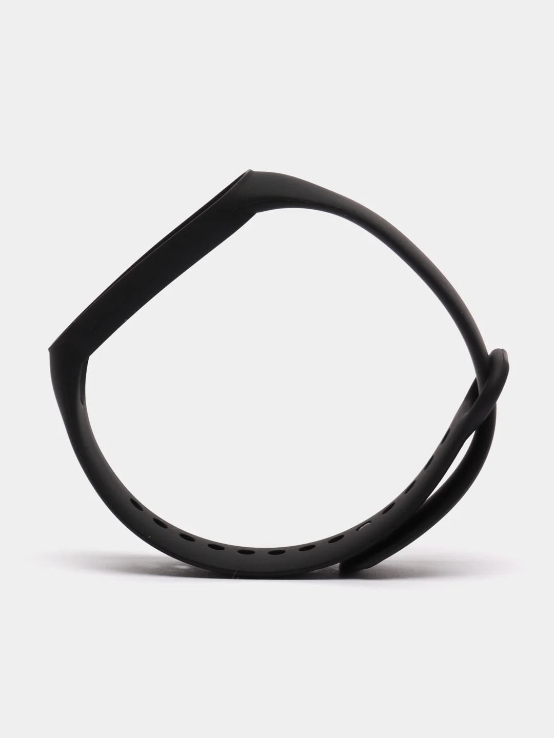 Черный силиконовый ремешок для фитнес-браслета Xiaomi Mi Smart Band 5 / 6