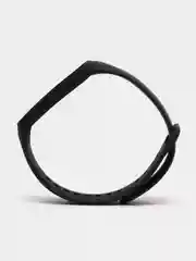 Черный силиконовый ремешок для фитнес-браслета Xiaomi Mi Smart Band 5 / 6