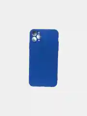 Чехол для IPhone 11 Pro Max однотонный силиконовый с защитой камеры