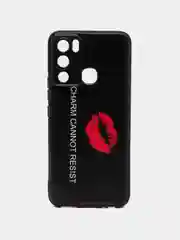 Синий силиконовый чехол для Infinix HOT 12i, с принтом, с рисунком (Инфиникс Хот 12 ай)