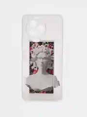Аметистовый силиконовый чехол для Infinix NOTE 12 PRO 4G / NOTE 12 2023, с принтом, с рисунком (Инфиникс Нот 12 Про 4 джи / 12 2023)