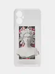 Аметистовый силиконовый чехол для Tecno Camon 19 Neo, с принтом, с рисунком (Техно Камон 19 Нео)