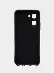 Голубой силиконовый чехол для Realme C33, с принтом, с рисунком (Реалми С33)