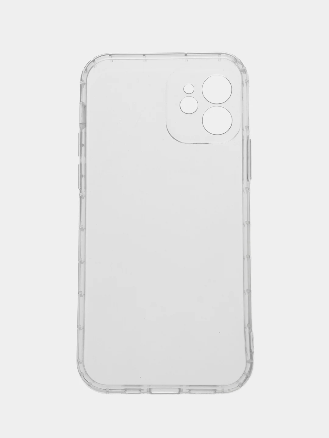 Белый чехол прозрачный для iPhone XR, 11, 11 Pro/Promax, 12, 12 Pro/Promax, 13, 13 Pro/Promax