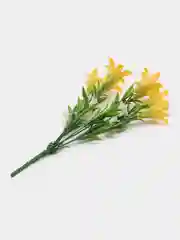 Белый искусственные цветы "Лилии", пластиковый букет, композиция, 40 см