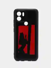 Рыжий чехол для Xiaomi Redmi A1+/A2+/Poco C51 (Сяоми Редми А1 Плюс), с принтом