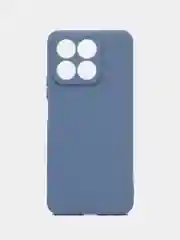 Небесно-голубой чехол для Honor X8a (Хонор Х8а), прозрачный