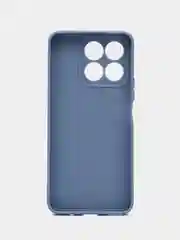 Небесно-голубой чехол для Honor X8a (Хонор Х8а), прозрачный