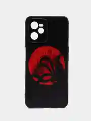 Синий меланж силиконовый чехол для Realme C35 4G/Realme Narzo 50A Prime, с принтом