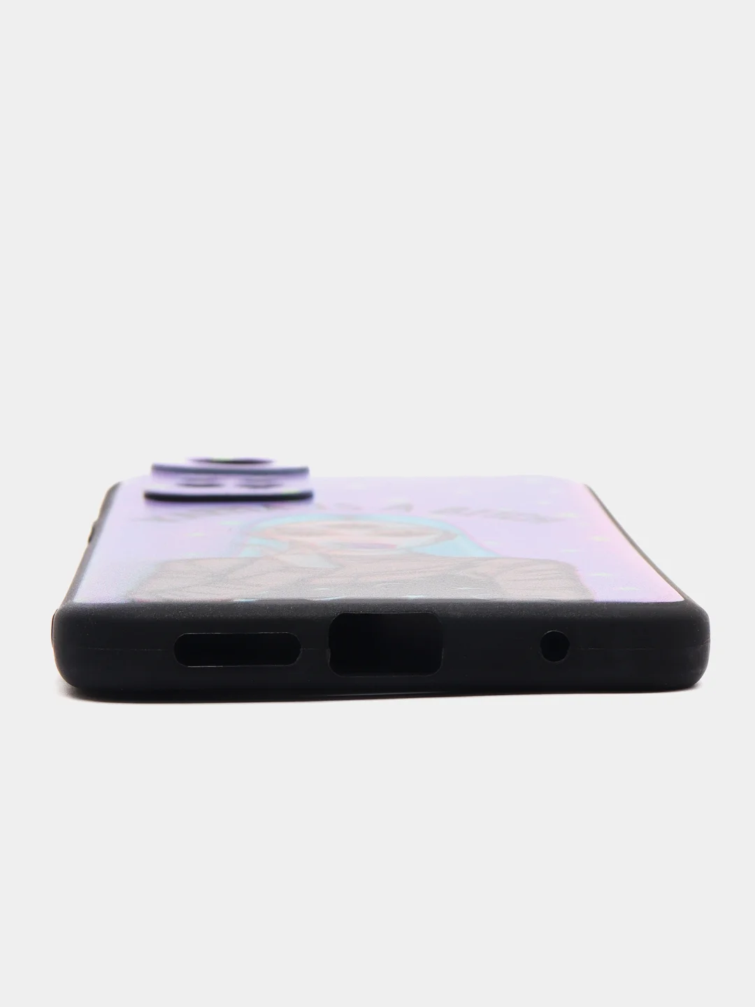 Пурпурный силиконовый чехол для Xiaomi Redmi Note 11 4G / 11S 4G / 11S NFC 4G, с принтом