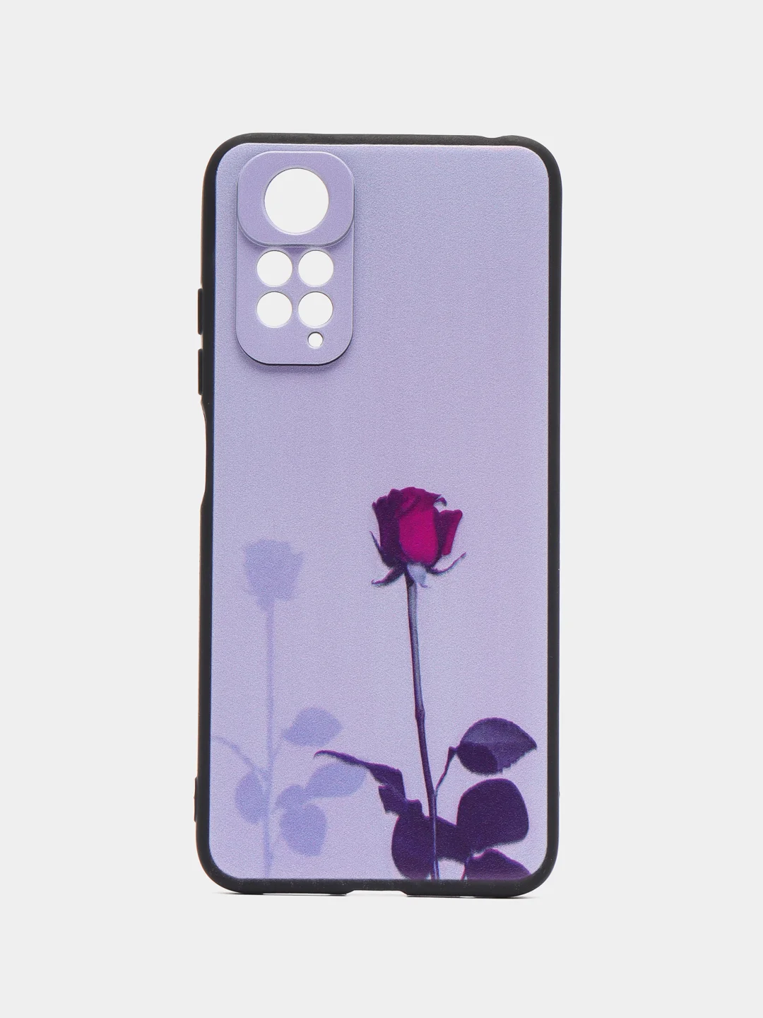 Серебряный силиконовый чехол для Xiaomi Redmi Note 11 4G / 11S 4G / 11S NFC 4G, с принтом