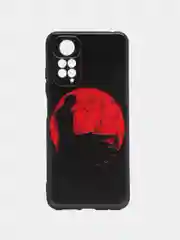 Сиреневый силиконовый чехол для Xiaomi Redmi Note 11 4G / 11S 4G / 11S NFC 4G, с принтом
