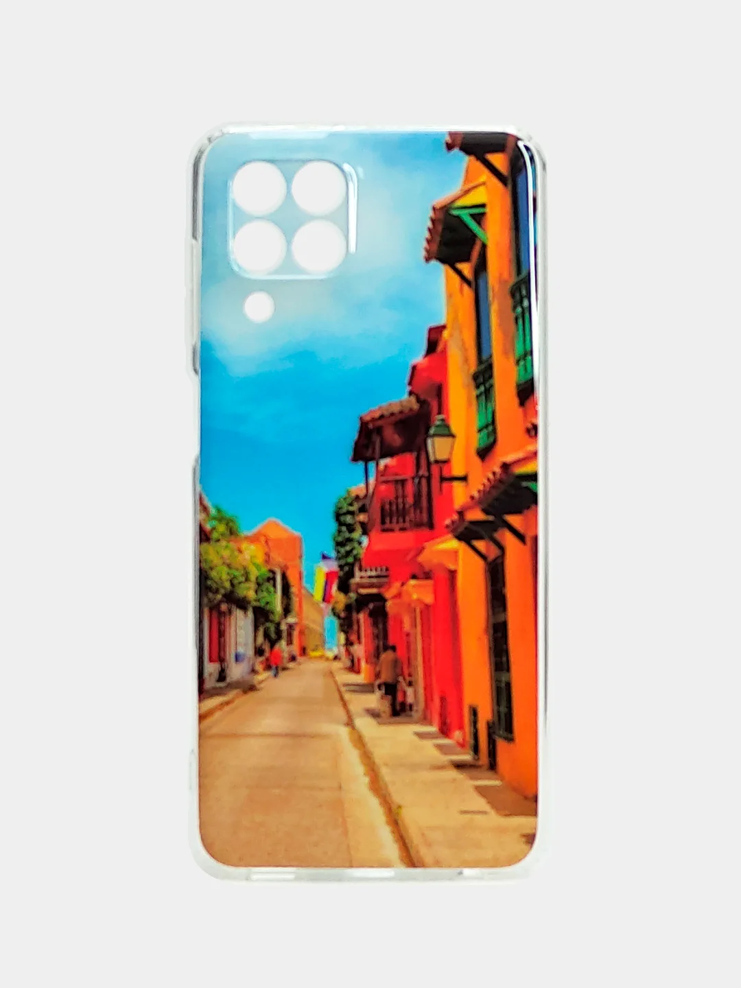 Терракотовый чехол Samsung Galaxy M33 с рисунком / принтом