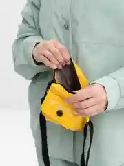 Желтый сумка женская через плечо холщевая на подарок