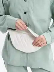 Белый поясная сумка бананка, сумка через плечо, сумка женская
