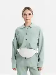 Белый поясная сумка бананка, сумка через плечо, сумка женская