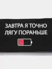 Хром пенал школьный "Лягу пораньше" 20 х 8 х 3 см