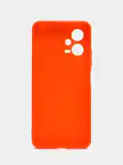 Оранжевый чехол для Poco X5 5G (Поко Х5), X5 Pro (Поко Х5 Про), силиконовый, прозрачный