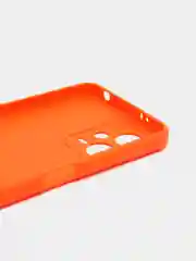 Оранжевый чехол для Poco X5 5G (Поко Х5), X5 Pro (Поко Х5 Про), силиконовый, прозрачный