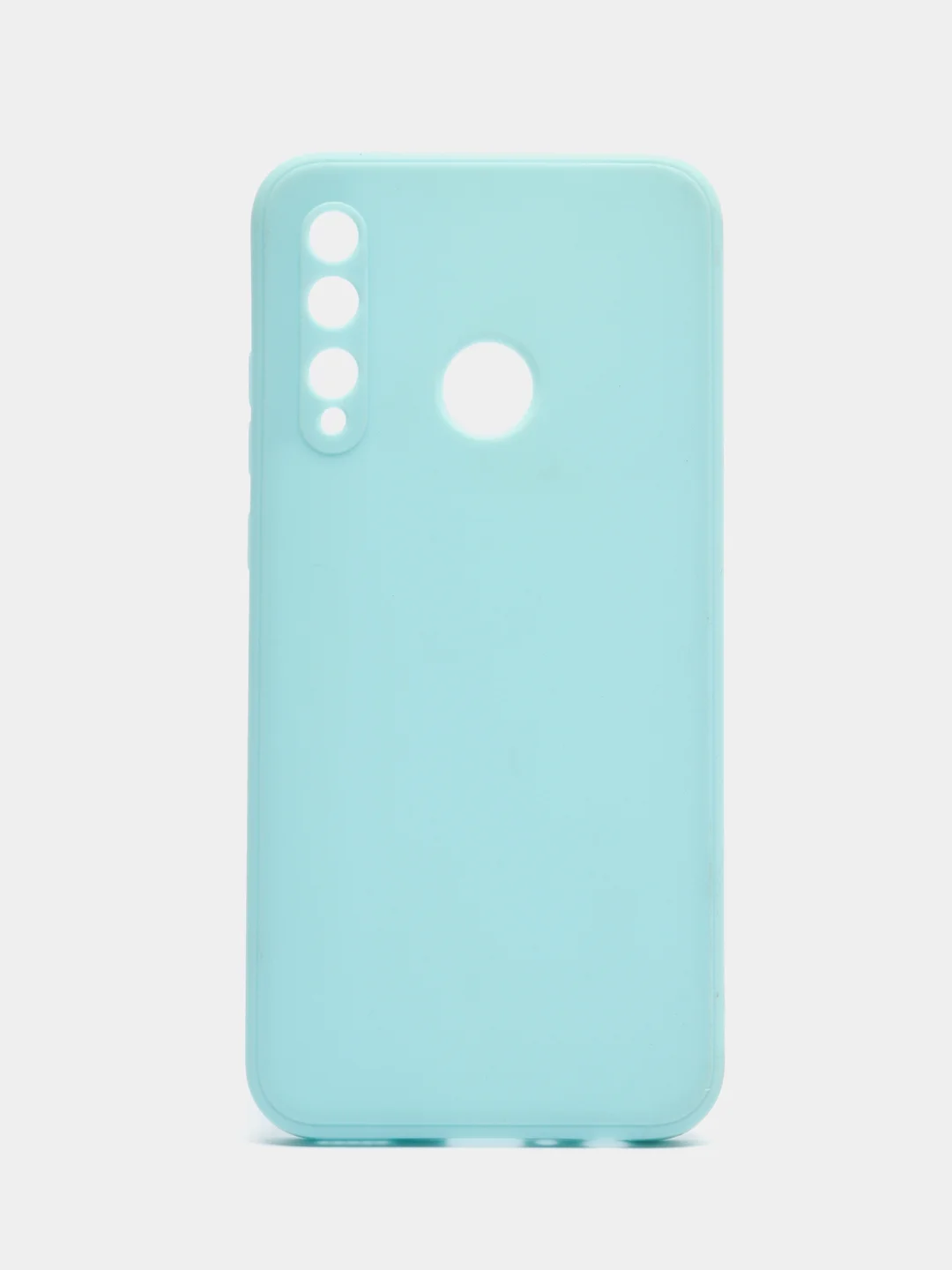 Голубой силиконовый чехол для Huawei Honor 10i/Honor 20E (Хонор 10ай / Хонор 20Е), прозрачный