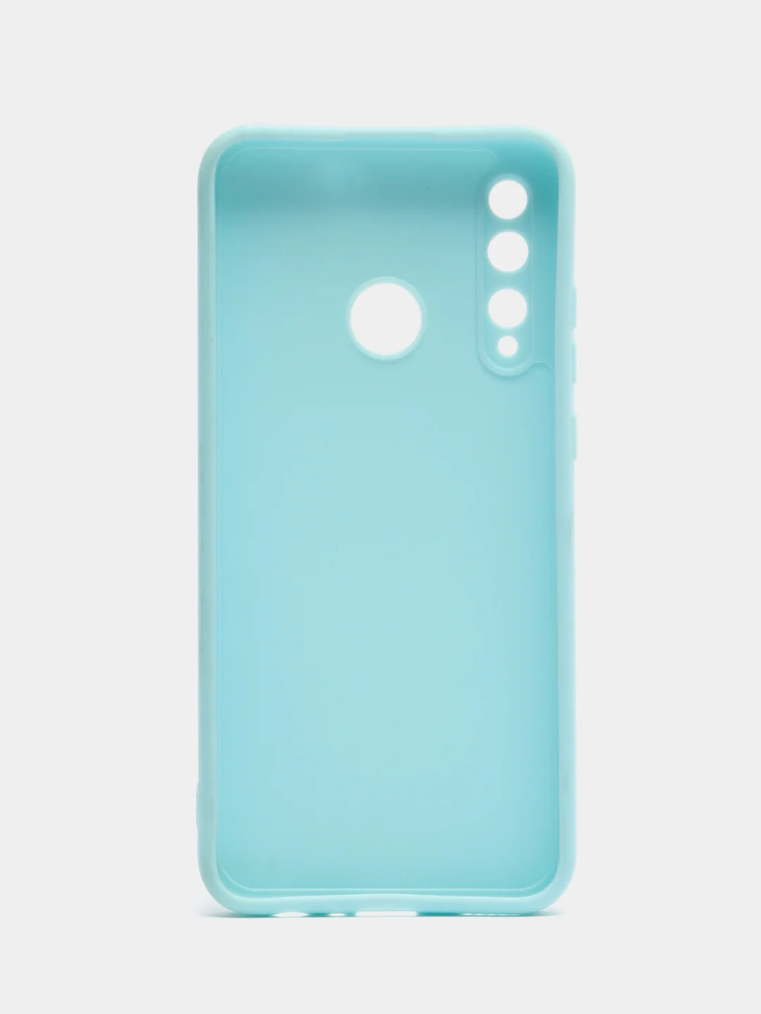 Голубой силиконовый чехол для Huawei Honor 10i/Honor 20E (Хонор 10ай / Хонор 20Е), прозрачный